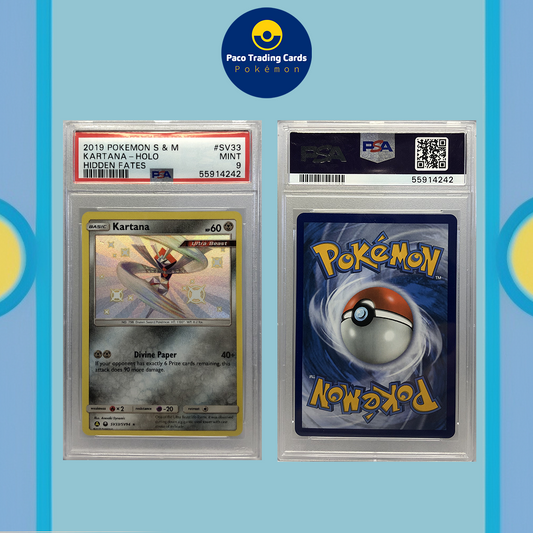 Kartana baby shining - hidden fates - 2019 PSA 9