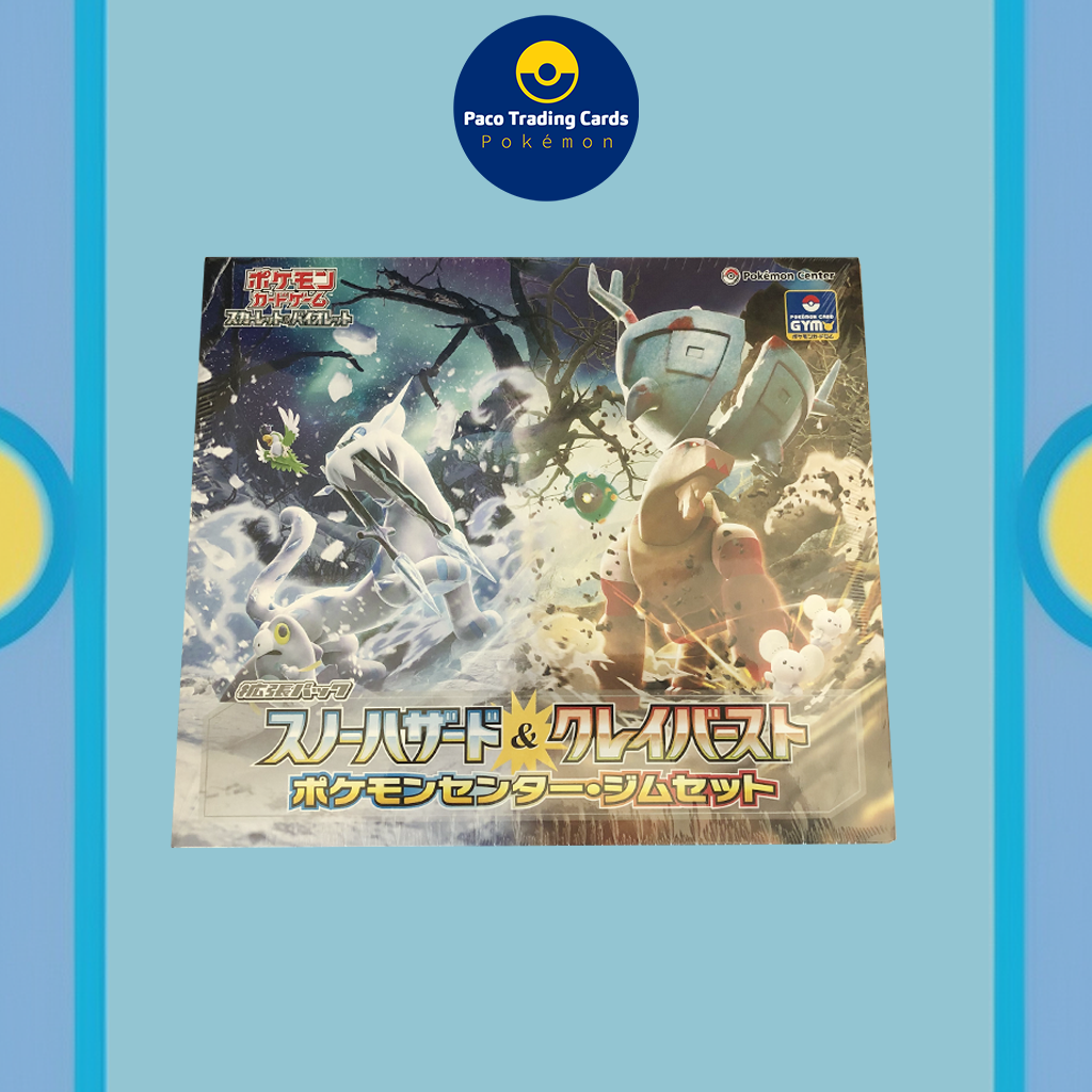 Snow Hazard e Clay Burst II JAP II Pokémon Center Gym Set